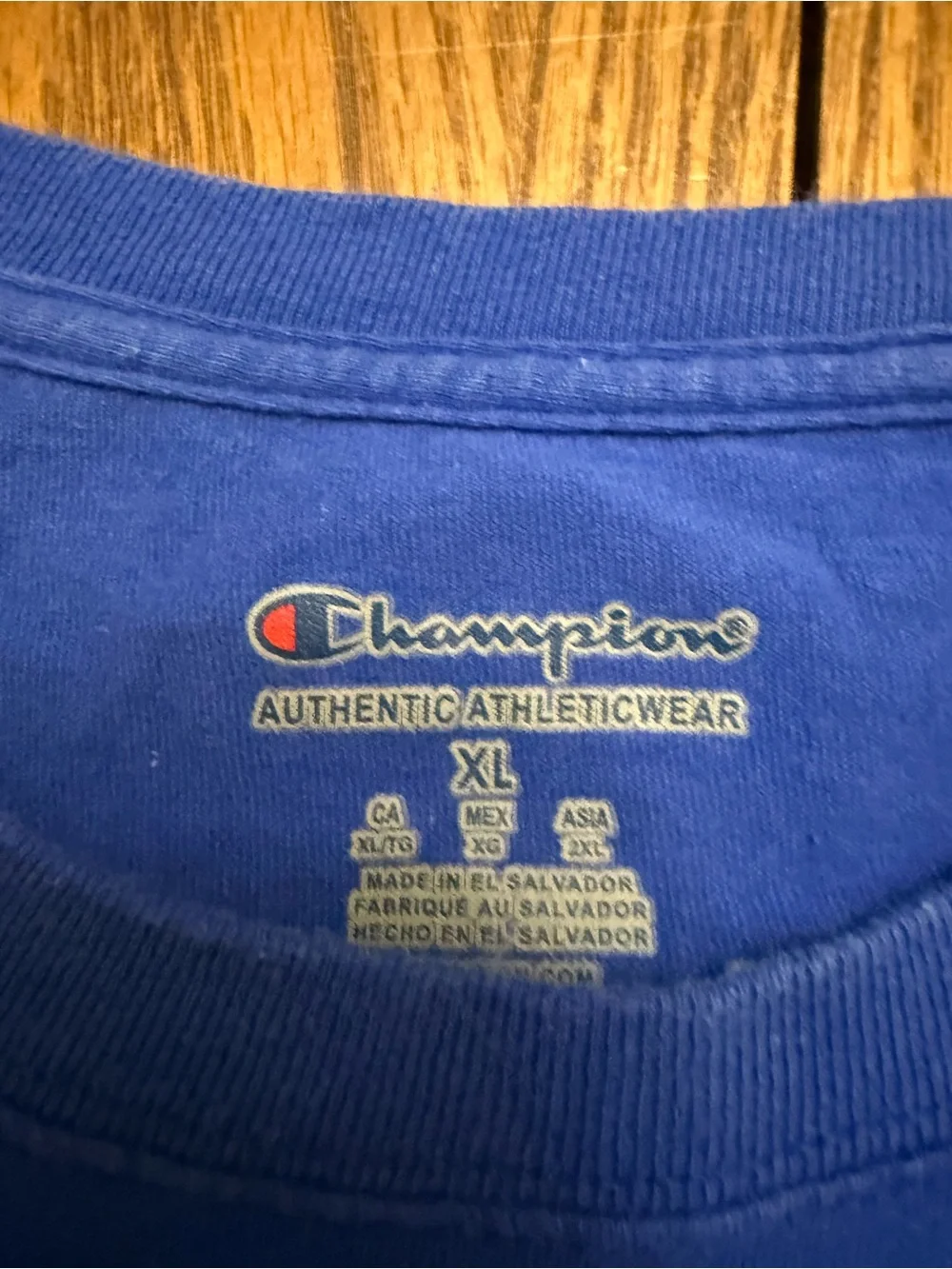Champion Creighton Bluejays Royal Blue Logo Tee - Picture 2 of 4